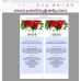 Winter Wedding menu cards printable template,(154)